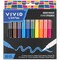 Vivid by Brea Reese: Eraser Markers - 11 Classic Ink Colors & 1 Magic Erase Marker, Round Tip, Coloring & Drawing, Art & Craft Supplies, DIY Projects